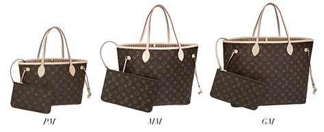 gm mm pm louis vuitton|louis vuitton neverfull mm dimensions.